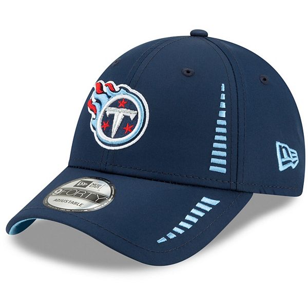 Youth New Era Navy Tennessee Titans Team Logo Speed 9FORTY Adjustable Hat