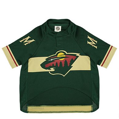 Minnesota Wild Mesh Hockey Dog Jersey