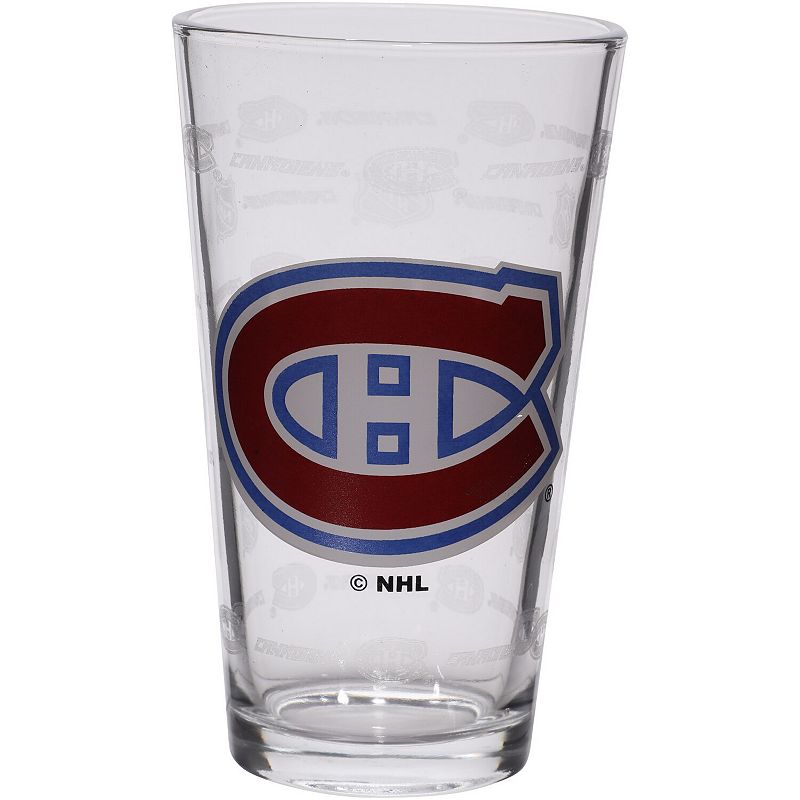 Montreal Canadiens 16oz. Sandblasted Mixing Glass, CND Team