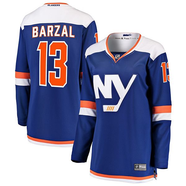 Women's Fanatics Branded Mathew Barzal Blue New York Islanders Alternate  Breakaway Jersey