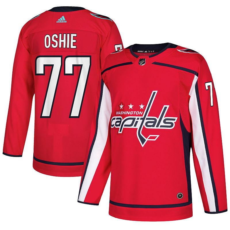 UPC 191023341116 product image for Men's adidas TJ Oshie Red Washington Capitals Authentic Player Jersey, Size: 52 | upcitemdb.com