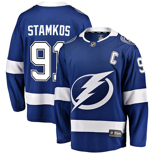 Women's Fanatics Branded Steven Stamkos Black Tampa Bay Lightning Alternate  Breakaway Player Jersey