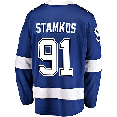 Men's Fanatics Branded Steven Stamkos Blue Tampa Bay Lightning Breakaway Player Jersey