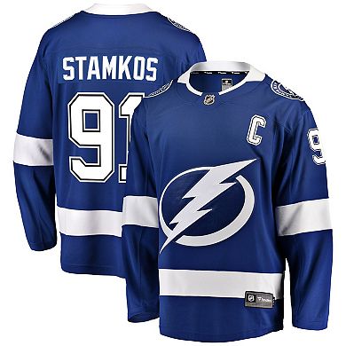Men's Fanatics Branded Steven Stamkos Blue Tampa Bay Lightning Breakaway Player Jersey