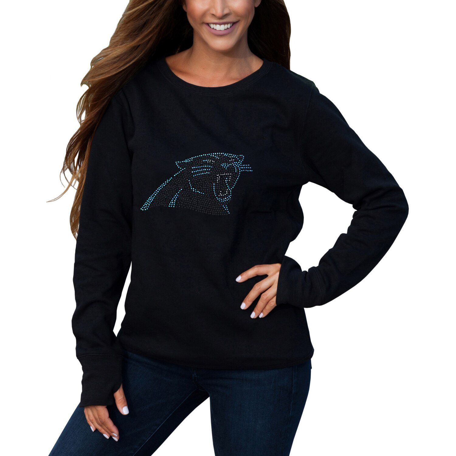 panthers sweatshirt womens