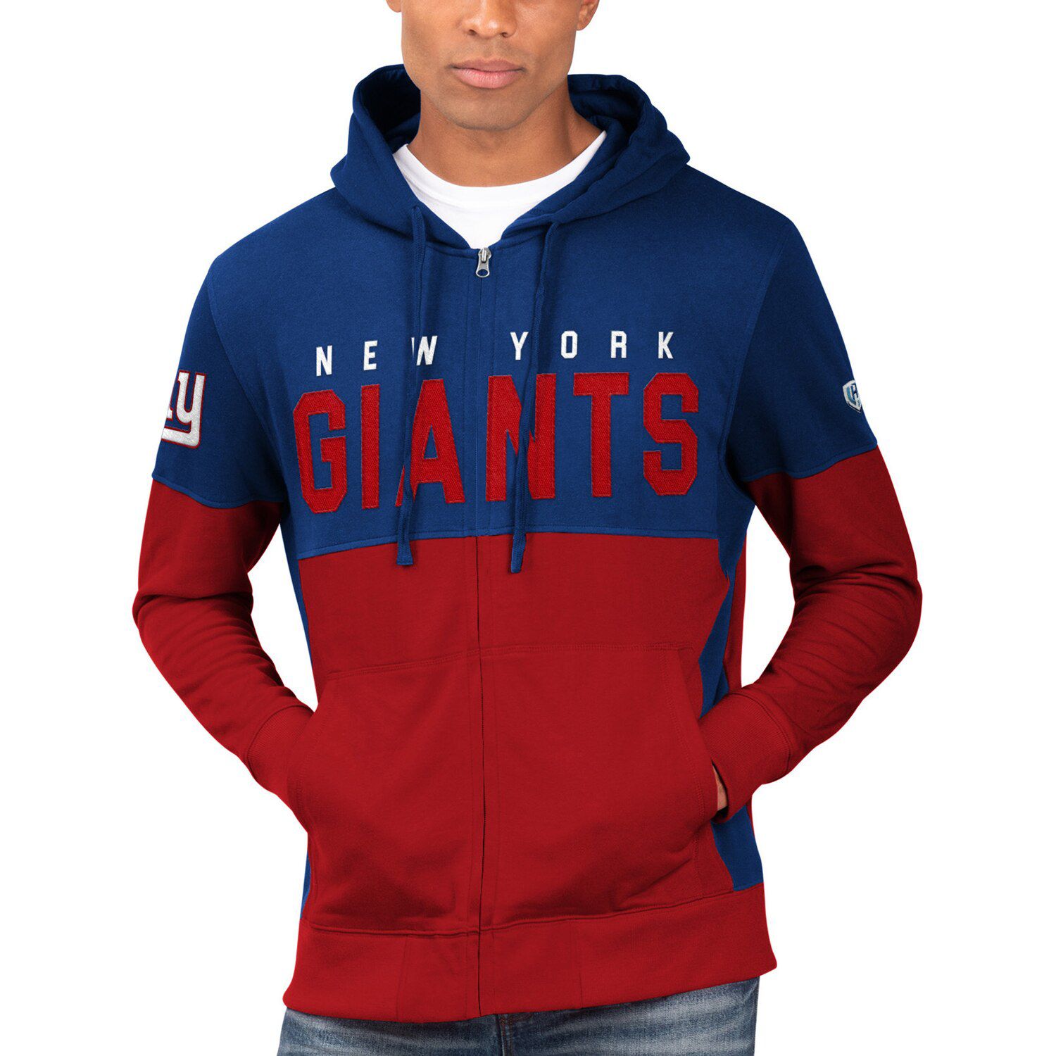 new york giants red hoodie