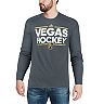 Men's adidas Gray Vegas Golden Knights Local Ultimate Dassler Long Sleeve T-Shirt