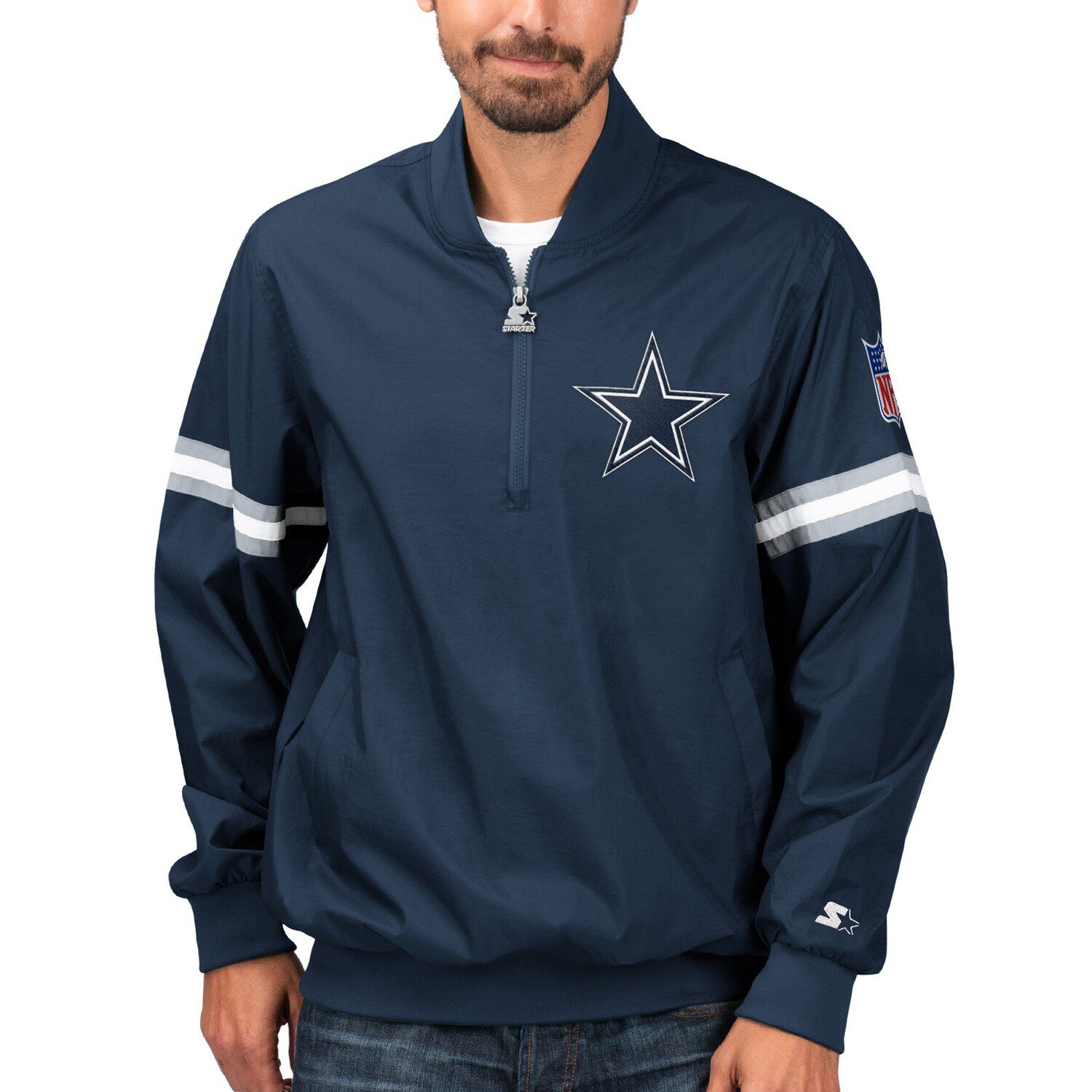 dallas cowboys anorak jacket