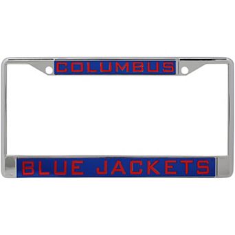 WinCraft Columbus Blue Jackets Laser Inlaid Metal License Plate Frame