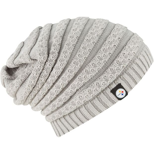 New Era Pittsburgh Steelers Beanie Hat Gray White New With Tags AR372