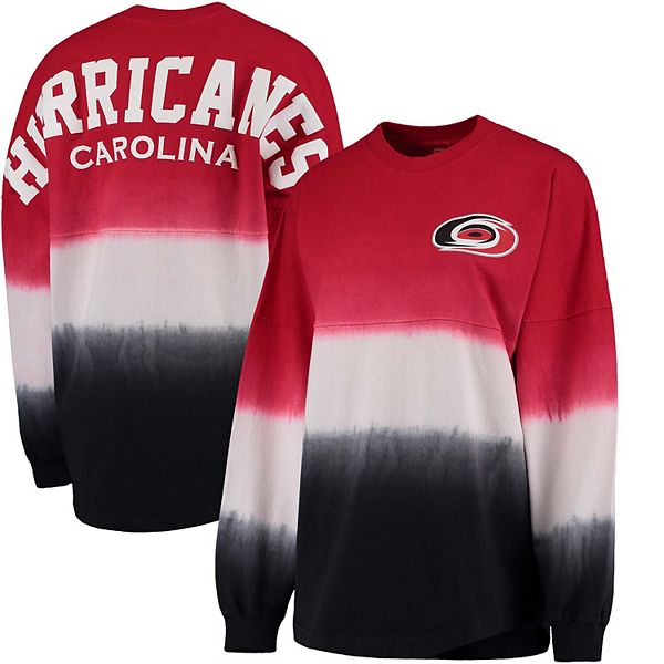 Women's Fanatics Branded Red/Black Carolina Hurricanes Ombre Spirit ...