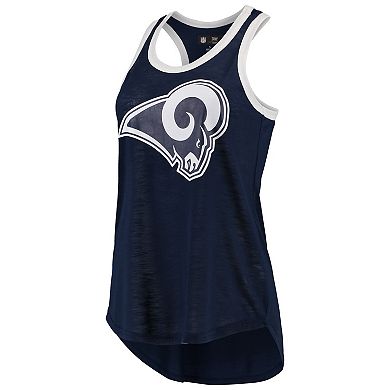 Women's G-III 4Her by Carl Banks Navy Los Angeles Rams Tater Tank Top