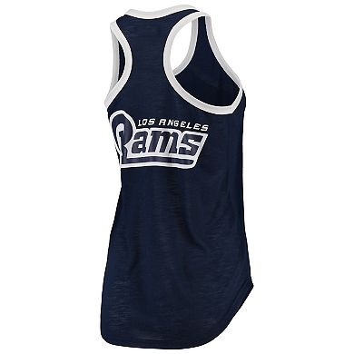 Women's G-III 4Her by Carl Banks Navy Los Angeles Rams Tater Tank Top