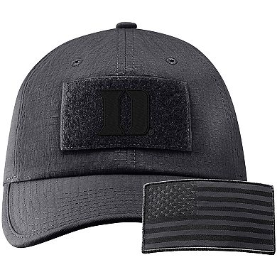 Men's Nike Anthracite Duke Blue Devils Tactical Heritage 86 Team Performance Tri-Blend Adjustable Hat