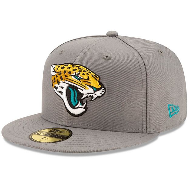 Men's New Era Graphite Jacksonville Jaguars Storm 59FIFTY Fitted Hat