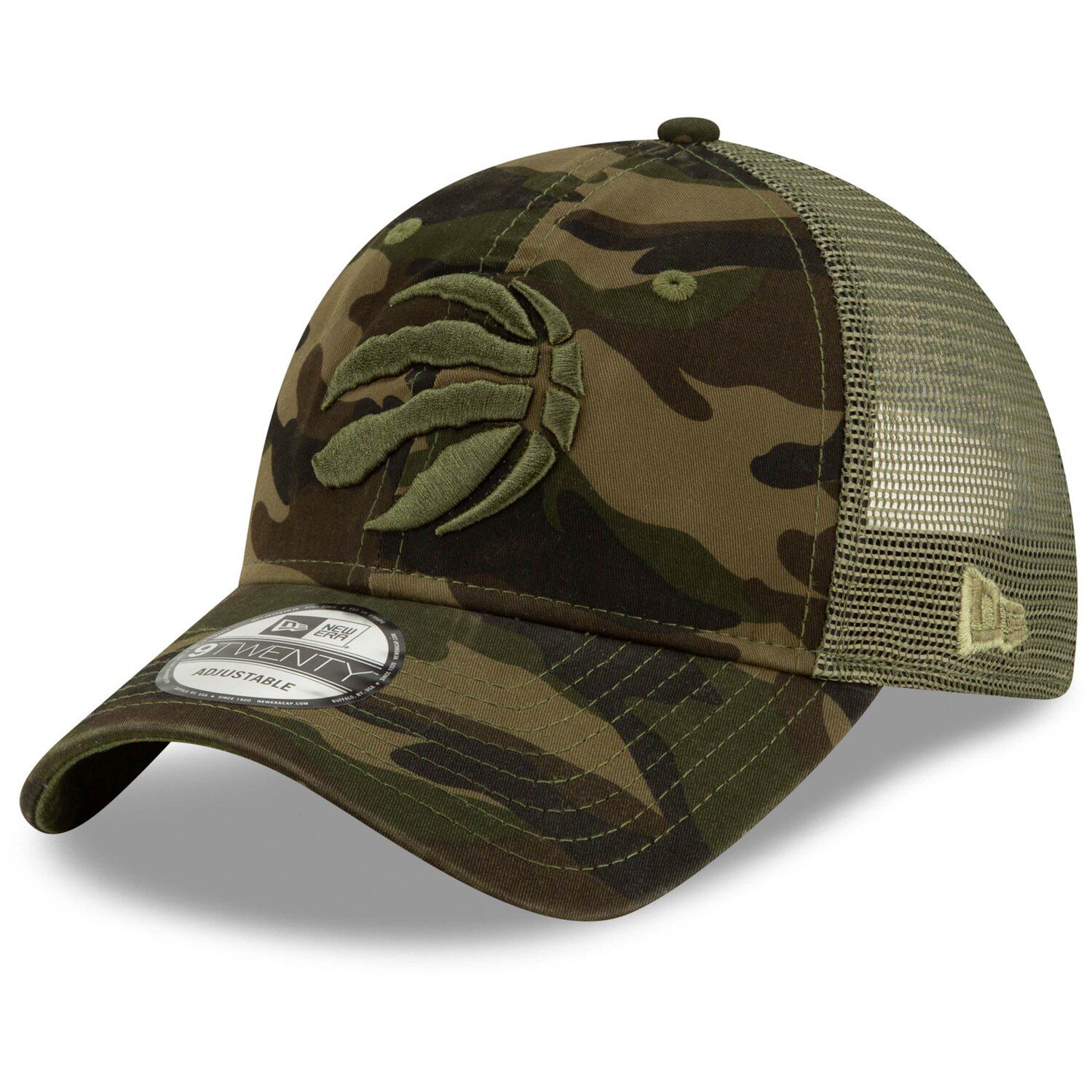 camo raptors hat