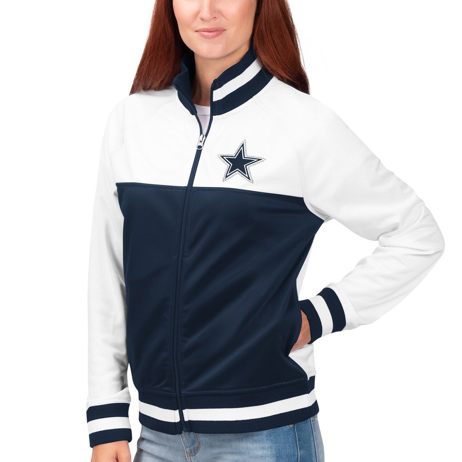 dallas cowboys track jacket