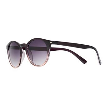 Women's LC Lauren Conrad 49mm Jaded Gradient Round Sunglasses