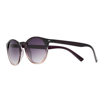 Women's LC Lauren Conrad 49mm Jaded Gradient Round Sunglasses
