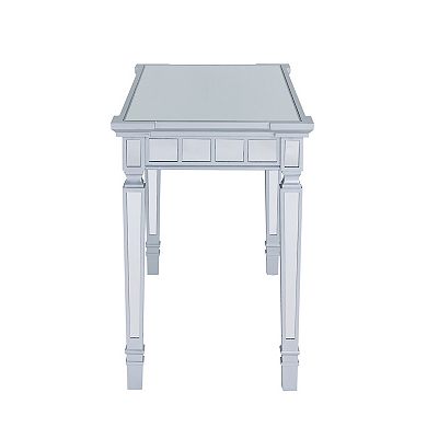 Southern Enterprises Glenview Glam Mirror Writing Desk