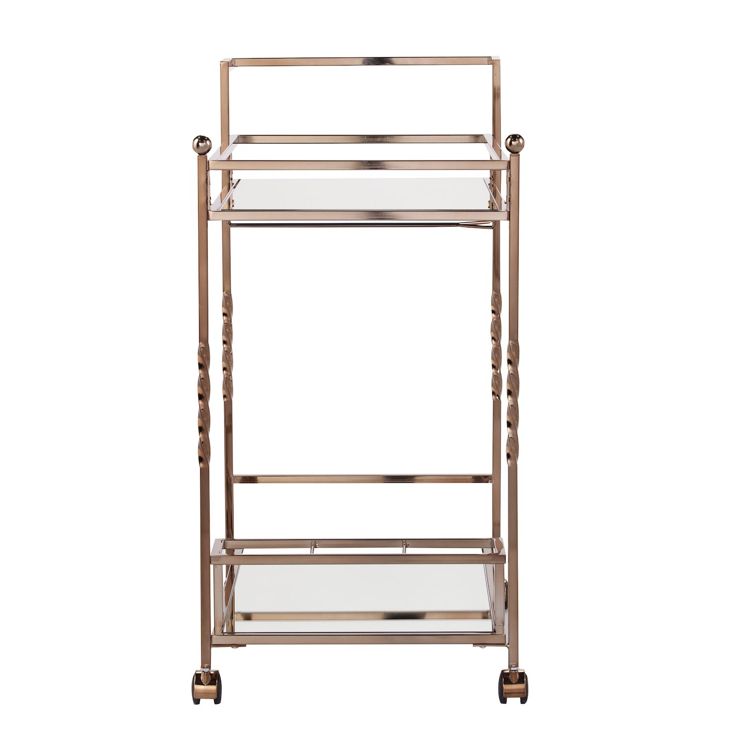 Southern Enterprises Ivers Bar Cart - Thumbnail 4