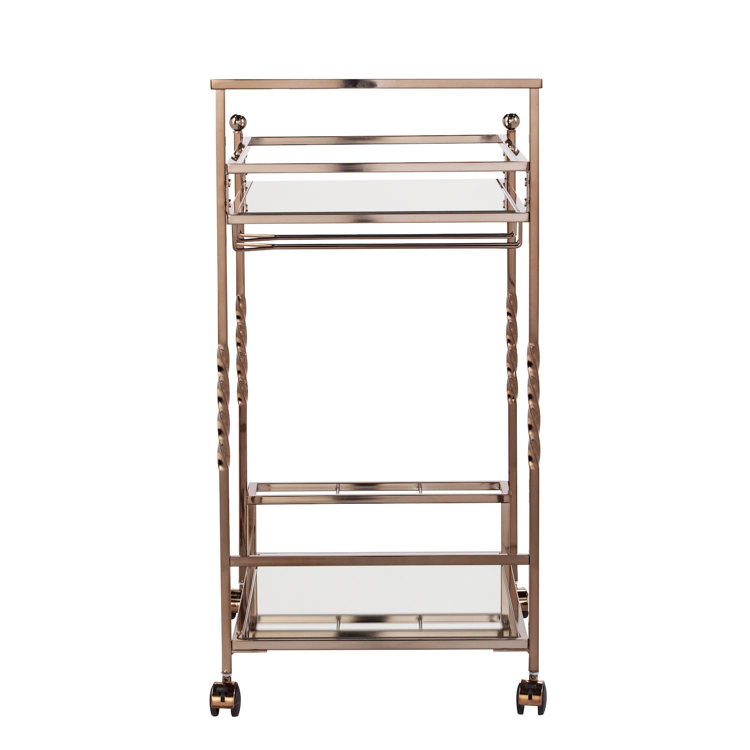 Southern Enterprises Ivers Bar Cart - Thumbnail 5