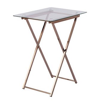 Southern Enterprises Meridino Folding Tray Table
