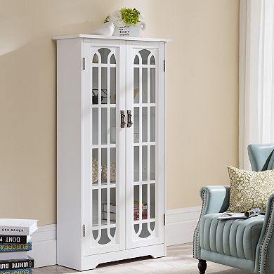 Southern Enterprises Windowpane Display Cabinet