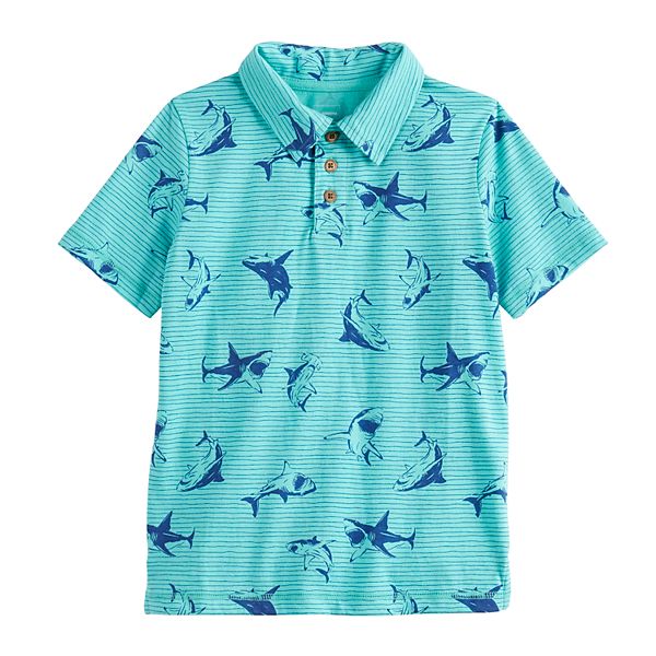 Boys 4-12 Sonoma Goods For Life® Shark Polo in Regular, Slim & Husky