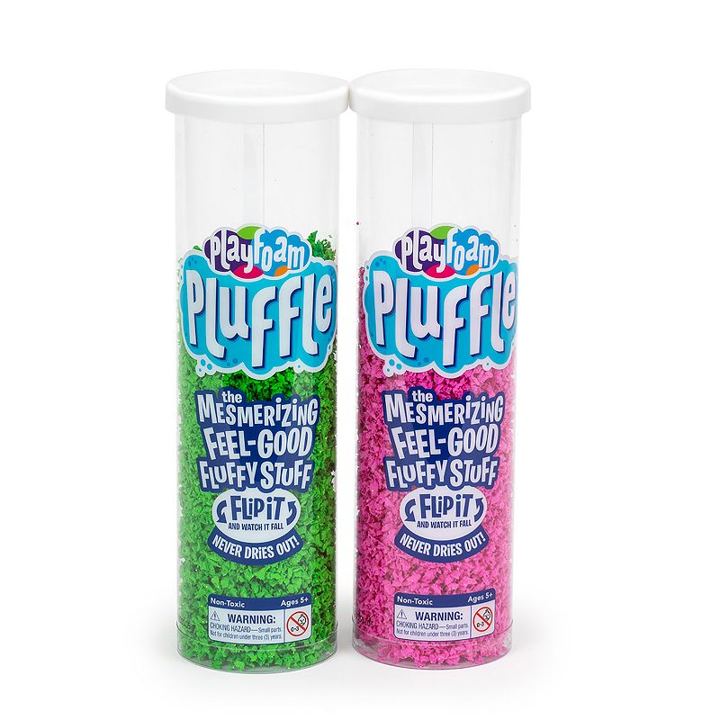 Educational Insights Playfoam Pluffle 2-Pack Pink & Green, Multicolor