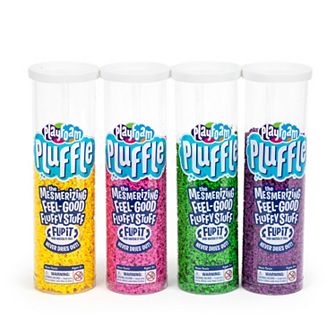 Educational Insights Playfoam Pluffle 4-Pack Purple, Green, Pink & Yellow