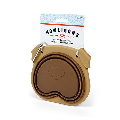 Fred & Friends Howligans Collapsible Dog Bowl