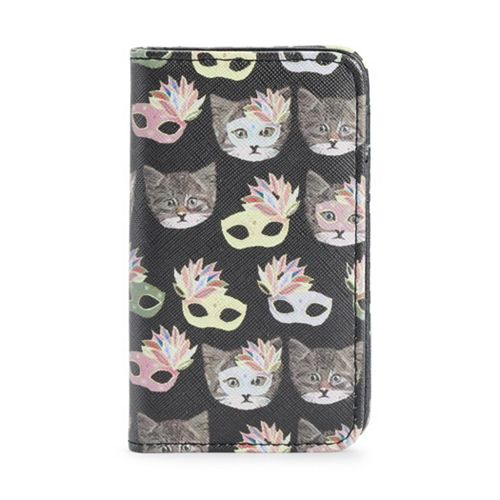 Buxton When the Cats Away RFID Pik-Me-Up Snap Card Case