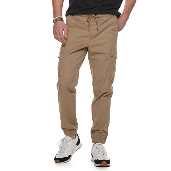 Mens Twill Joggers