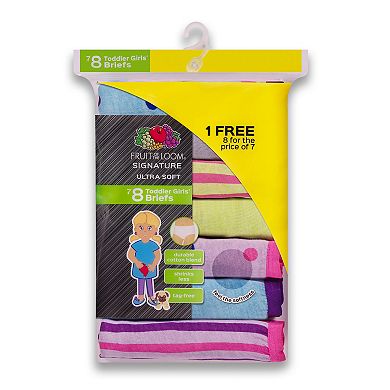Toddler Girl Fruit of the Loom® Signature 7+1 Ultra Soft Briefs