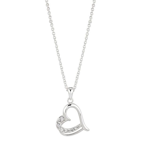 Brilliance Heart Necklace With Swarovski Crystals