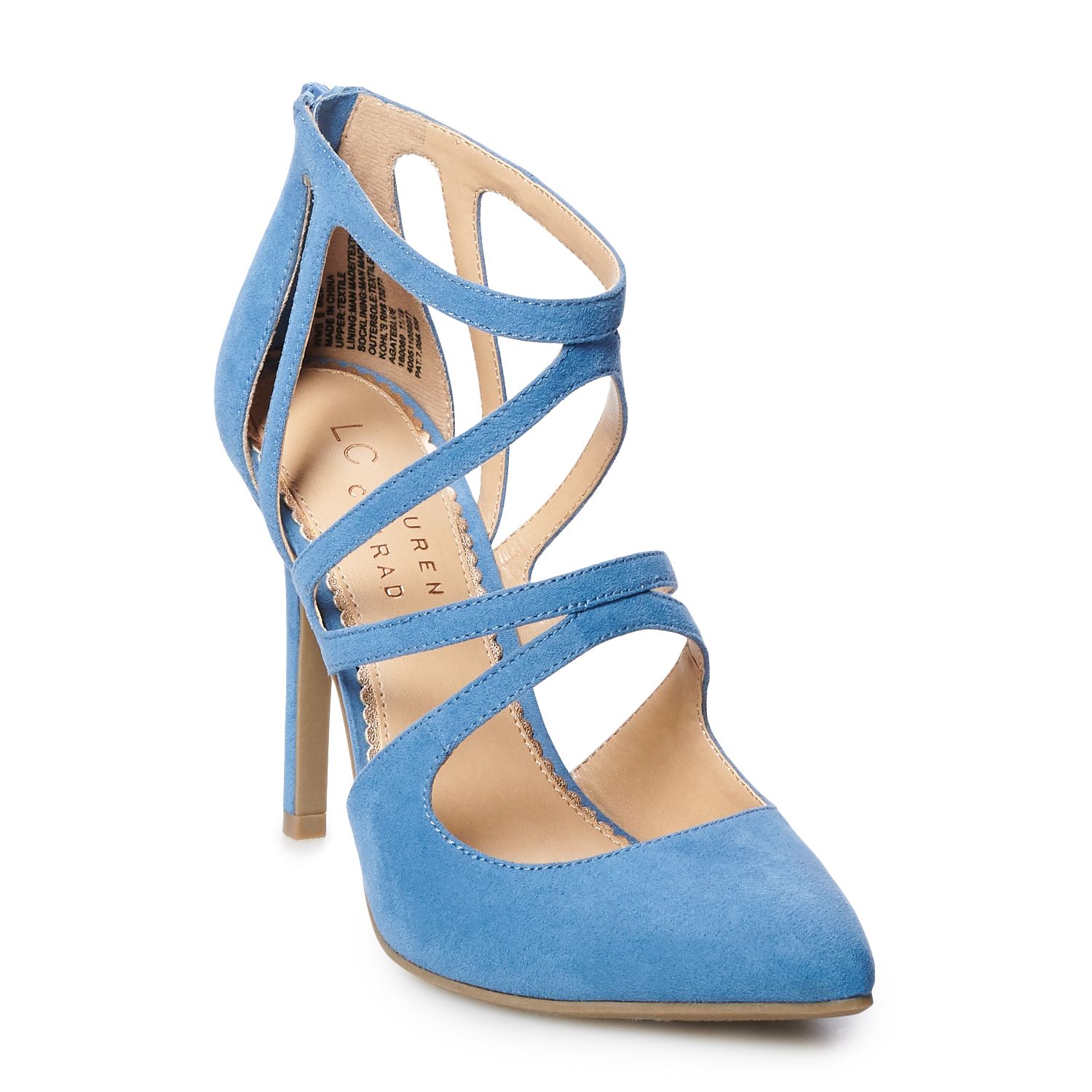 kohls blue heels