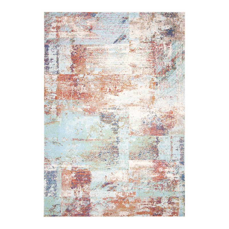 Safavieh Megan Rug, Turquoise/Blue, 6.5Ft Rnd