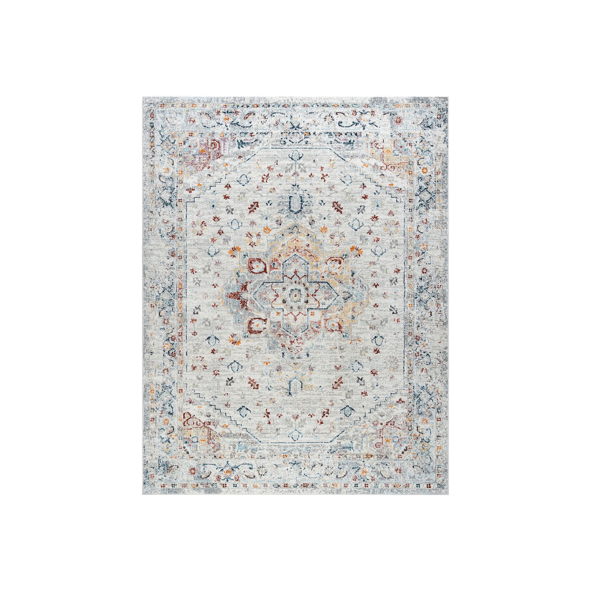 KHL Rugs Kinsley Traditional Framed Rug, Ivory
