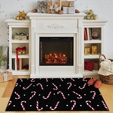 Mohawk Home Prismatic Candy Canes Rug 