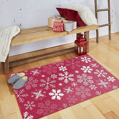 Mohawk Home Prismatic Snowflakes Rug