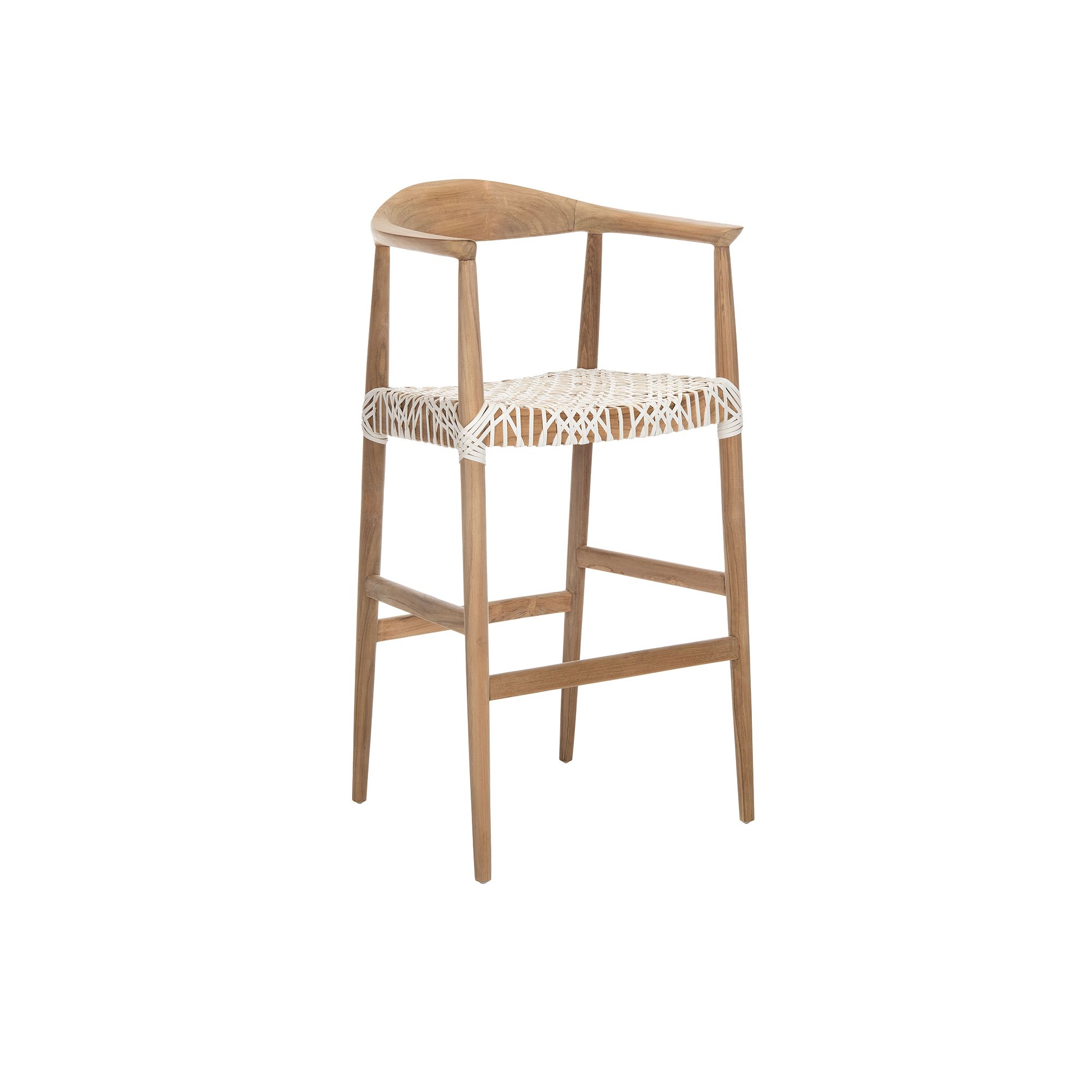 Safavieh Bandelier Bar Stool, White