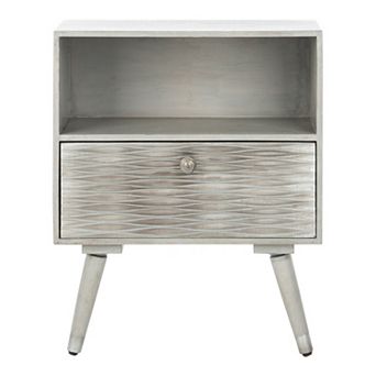 Safavieh Brandy 1-Drawer Textured Nightstand