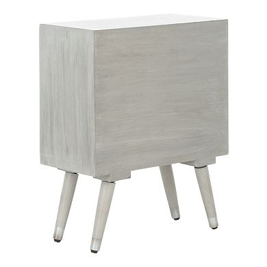 Safavieh Brandy 1-Drawer Textured Nightstand