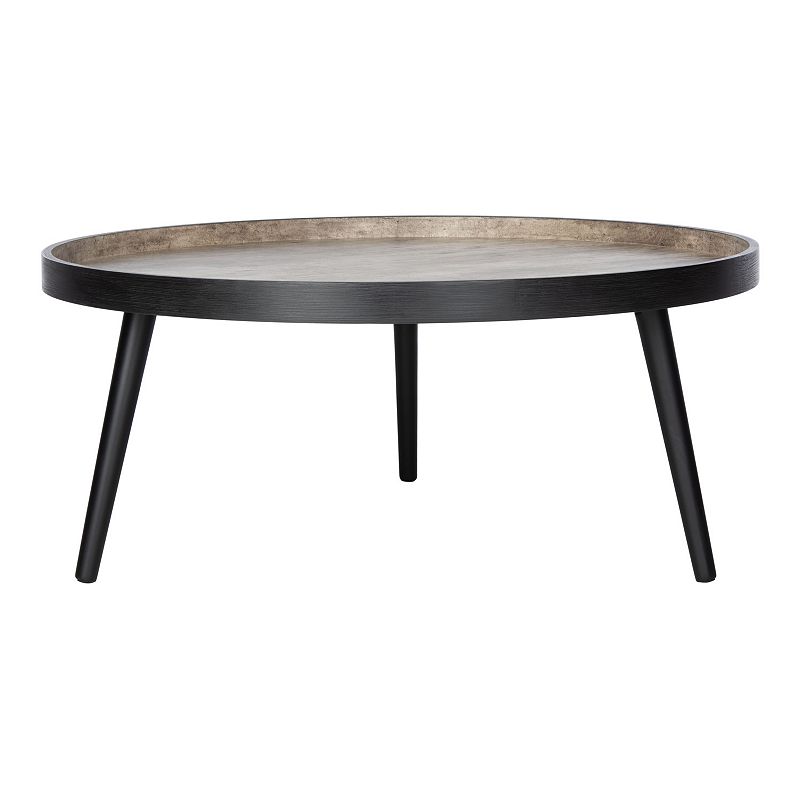 Safavieh Fritz Round Coffee Table, Grey