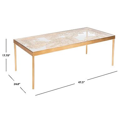 Safavieh Leilani Palm Leaf Coffee Table