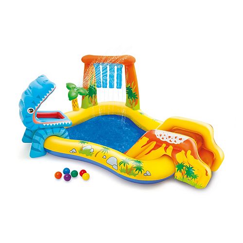 intex dinosaur 3 ring baby pool