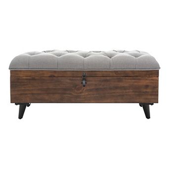 Safavieh Liam Tufted Storage Cocktail Ottoman
