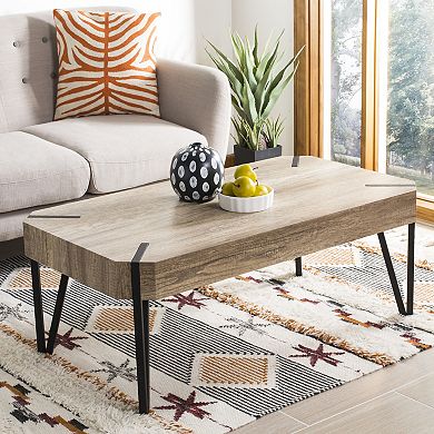 Safavieh Liann Rustic Mid-Century Coffee Table