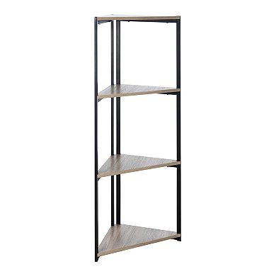 Safavieh Logan 4-Tier Corner Bookshelf